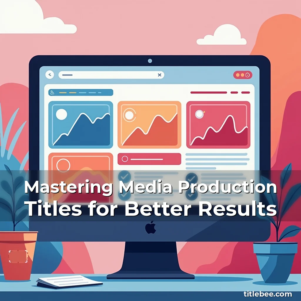 Read more about the article Mastering Media Production Titles for Better Results